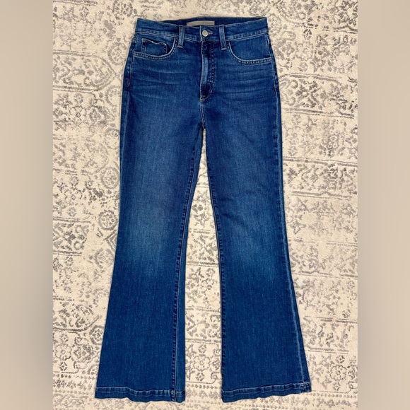 Joe's Jeans Denim - Joe's Jeans The Molly High Rise Flare Dark Blue Women's Jeans